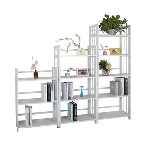 Librería de Metal y Madera de 3/<span class=keywords><strong>4</strong></span>/5 <span class=keywords><strong>Niveles</strong></span>, Estilo Japonés, para el Hogar, Estudio y Oficina - Product Image 6