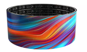 Linh hoạt cong <span class=keywords><strong>LED</strong></span> hiển thị bảng điều chỉnh p1.86mm cho trong nhà hình trụ cột Độ phân giải cao màn hình tròn - Product Image 6