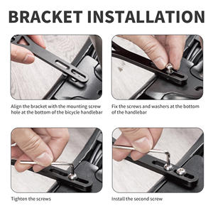 Soporte de Aleación de Aluminio para Ciclocomputador Wind&Moon, Soporte para Velocímetro, Soporte para Luz de Bicicleta para <span class=keywords><strong>Ciclismo</strong></span> - Product Image 6