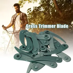 HY2 25 lames en plastique pour débroussailleuse <span class=keywords><strong>Bosch</strong></span> Art 23-18 Li/26-18li, accessoires de jardin, lame en plastique pour <span class=keywords><strong>tondeuse</strong></span> <span class=keywords><strong>à</strong></span> gazon - Product Image 2
