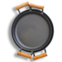 Poêles à frire émaillées en porcelaine de haute qualité pour œufs et viande, fond plat en acier inoxydable, forme carrée, nettoyage facile