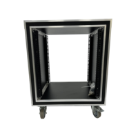 Boîtier de transport portable 12U OEM/ODM de haute qualité, étanche IP67, robuste, antichoc, pour le stockage d'équipements d'amplificateurs audio