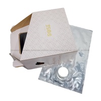 Custom Logo Printed 2L Kraft Paper Drink Box with Inner Foil Bag and Dispensing Tap Bag-in-Box Packaging for Coffee and Juice