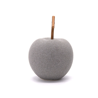 Nouvelle figurine de pomme en céramique pour accessoires de décoration de la maison