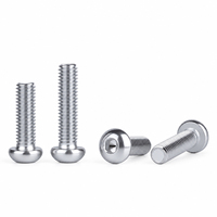 Vis à tête fraisée en acier au carbone ISO 7380 DIN 7380 ASME B18.3.4M, zinguées, pour extrusions en aluminium