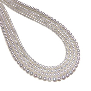 Collier <span class=keywords><strong>Miu</strong></span> Xi en argent 925 avec perles d'eau douce naturelles haute brillance, chaîne de perles pour bébé, blanc/gris, unisexe, vente en gros de bijoux - Product Image 5