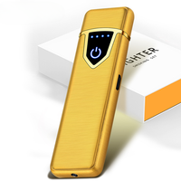Nouveau Briquet USB Rechargeable Écran Tactile Allume-Cigare Électronique Petit Briquet Électrique