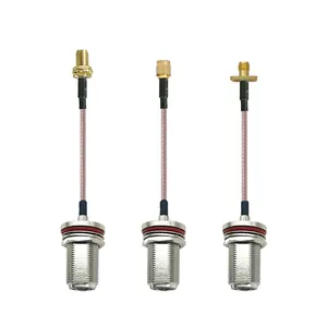 Antenna SMA Male Plug soldering cable For RG174 RG316 sma type rf connectors Cable Nickel Plated connector