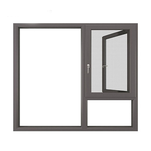 Fenêtre en aluminium à bas <span class=keywords><strong>prix</strong></span>, dernier design, cadre en aluminium, porte coulissante horizontale pour patio, fenêtre coulissante horizontale - Product Image 3