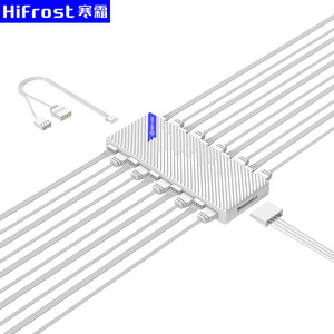 HiTreet 5V3Pin <b>Fan</b> Controller 10 Ports PWM ARGB Expansion <b>Computer</b> Case Cooling - Product Image 4