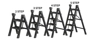 Échelle à tête plate pliable en acier au carbone épaissi de haute qualité, moins sujette à la <span class=keywords><strong>décoloration</strong></span> et échelle domestique plus robuste - Product Image 5