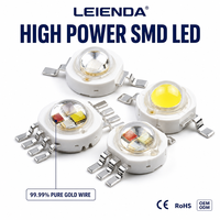 Émetteur LED RVB haute puissance 3W à haute efficacité pour éclairage de scène, diode DIY