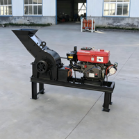 Concasseur à marteaux diesel robuste avec boîte de vitesses, concasseur primaire sur mesure, capacité personnalisable, facile à utiliser pour le concassage de minerai