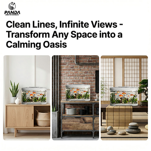 מודרני שקוף ידידותי לסביבה טנק דגים פלסטיק מודרני - Product Image 4