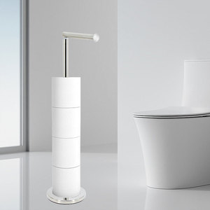 In Stock <strong>Free</strong> <strong>Standing</strong> Bathroom <strong>Toilet</strong> Tissue Paper <strong>Roll</strong> <strong>Holder</strong> Stand Stainless Steel <strong>Toilet</strong> Paper <strong>Holder</strong> <strong>Standing</strong> - Product Image 4