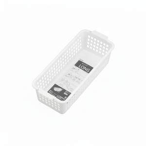 Inomata Windy 517 Long Panier Blanc Cuisine Rangement Produit - Product Image 1