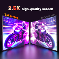 Großer Tragbarer Touchscreen 24,5 Zoll 2,5K 165Hz 16,7M Farben 100% sRGB Erweiterter Bildschirm für Notebook PC