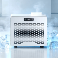 Mini refroidisseur d'eau glacée 0,5 CV, 0,8 CV, 1,5 CV avec pompe intégrée, filtre et ozonateur UV pour studio de yoga, récupération sportive et bain froid