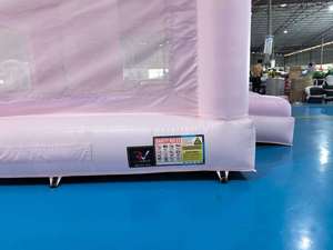 Nouveau design rose princesse château de saut gonflable sécurité intérieure trampoline pour enfants fille fête d'anniversaire - Product Image 6