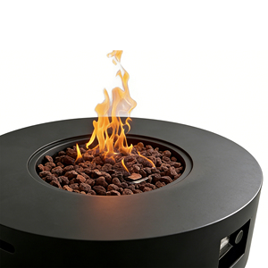 Brasero de Gas Natural para Exteriores, 50000 BTU, Material MGO Ecológico, Perlas de Vidrio para Decoración de Jardín, Camping y Fiestas - Product Image 5