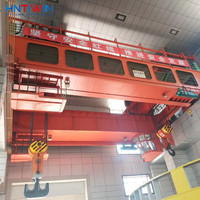 HNTIWIN Grue à pont double à crochet de levage EOT de haute qualité pour usine, 20, 25 et 30 tonnes, pour l'industrie
