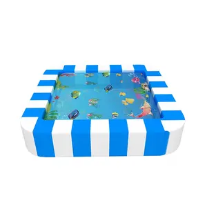 Custom design water jumping bed square bed equipment indoor playground mini
