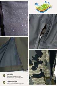 Người Đàn Ông Ngoài Trời Mưa Quần Không Thấm Nước Đi Bộ Đường Dài Săn Bắn Quần Fly Câu Cá lội Quần Không Thấm Nước Thoáng Khí Săn Bắn Quần - Product Image 3