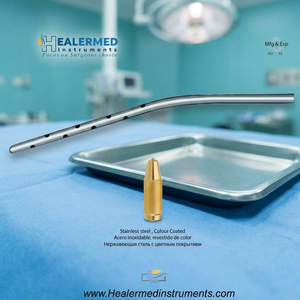 Cánulas de Liposucción Anguladas de Acero Inoxidable con Conexión Manual y Rosca, Certificación CE, Aprobación ISO, Garantía de por Vida - Product Image 2