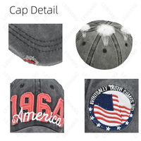 Vente en gros de casquette avec logo personnalisé casquette de papa en coton lavé 6 panneaux usés casquette de baseball brodée en 3D