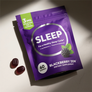 ซิลิโคนกัมมี่ช่วยการนอนหลับ 60 แคปซูล 3 มก. เมลาโทนินเพื่อวงจรการนอนหลับที่ดีต่อสุขภาพ - Product Image 2