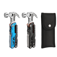 Pince multifonction Ruisheng 18 en 1 en acier inoxydable, outil tactique EDC, outil de survie pour le camping, marteau pour le camping