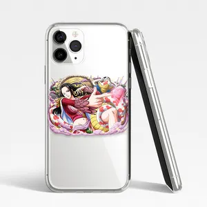 Anime One Piece Klarer UV-Druck TPU Material Handy hülle für iPhone 12 Pro Max Transparente schlanke Handy hülle
