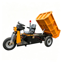 SINMAN Mini-dumper électrique à trois roues de 1,5 tonne à grande capacité pour l'exploitation minière