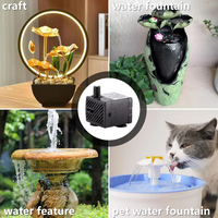 Pompes à eau de bureau pour l'aquaponie, mini-pompes 2.5W 3W 4W, pompes pour fontaines d'animaux, accessoires pour petits aquariums