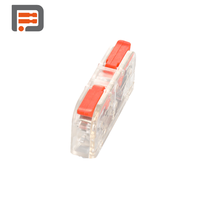 Connecteur de câble à levier transparent DF-2608-1P, borne réutilisable à port unique, connexion de câble 0,2-4 mm²
