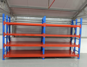 Entrepôt industriel léger/moyen/robuste Revêtement en poudre Stockage de fret Équipement de rayonnage de palettes Support d'empilage en fer métallique - Product Image 4