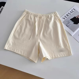 Shorts de Mezclilla para Mujer, Estilo Verano <span class=keywords><strong>Y2</strong></span>, Cintura Elástica, Relajados y Cómodos, Deportivos e Informales - Product Image 1