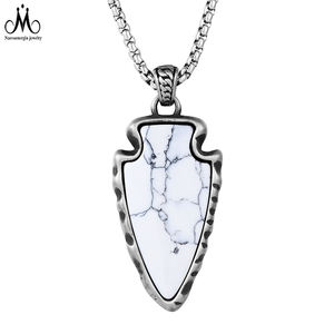 Collar <span class=keywords><strong>de</strong></span> <span class=keywords><strong>Piedra</strong></span> <span class=keywords><strong>Natural</strong></span> Hecho a Mano, Collar <span class=keywords><strong>de</strong></span> Turquesa Blanca <span class=keywords><strong>de</strong></span> Búfalo, Cadena <span class=keywords><strong>de</strong></span> Caja, Collar <span class=keywords><strong>de</strong></span> <span class=keywords><strong>Piedra</strong></span> Natal Cruda - Product Image 2