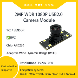 โมดูลกล้อง USB มุมกว้างขนาดเล็ก 2MP AR0230 ของผู้ผลิตที่ดีที่สุดในจีน กล้อง 30 FPS พร้อมระบบจดจำใบหน้าสำหรับบ้านอัจฉริยะ - Product Image 2