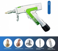 Mesin Las Laser Genggam Termurah, Pembersih, Pemotong, Harga Terjangkau untuk Pendingin Udara Logam, Kepala Pistol Las Laser 5 in 1
