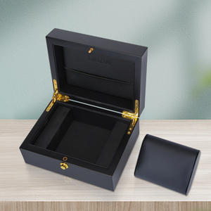Venta Directa de Fábrica: Caja de Reloj de Madera Rectangular Ecológica de Lujo con Empaque Tipo Concha Personalizable, Modelo Individual - Product Image 3