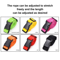Sangle en sangle tissée durable, imperméable et écologique avec boucle en plastique et attache à trois glissières, longueur/couleur personnalisables pour harnais de sécurité