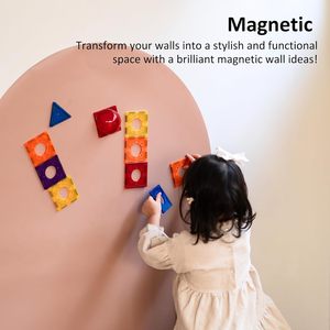 Productos de terapia sensorial para autismo, juguetes multifuncionales, calcomanía de pared magnética escolar, <span class=keywords><strong>pizarra</strong></span> para niños, papel de Contacto - Product Image 2