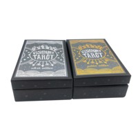 Impression de jeux de cartes de tarot personnalisés avec dorure à chaud et bords dorés en gros
