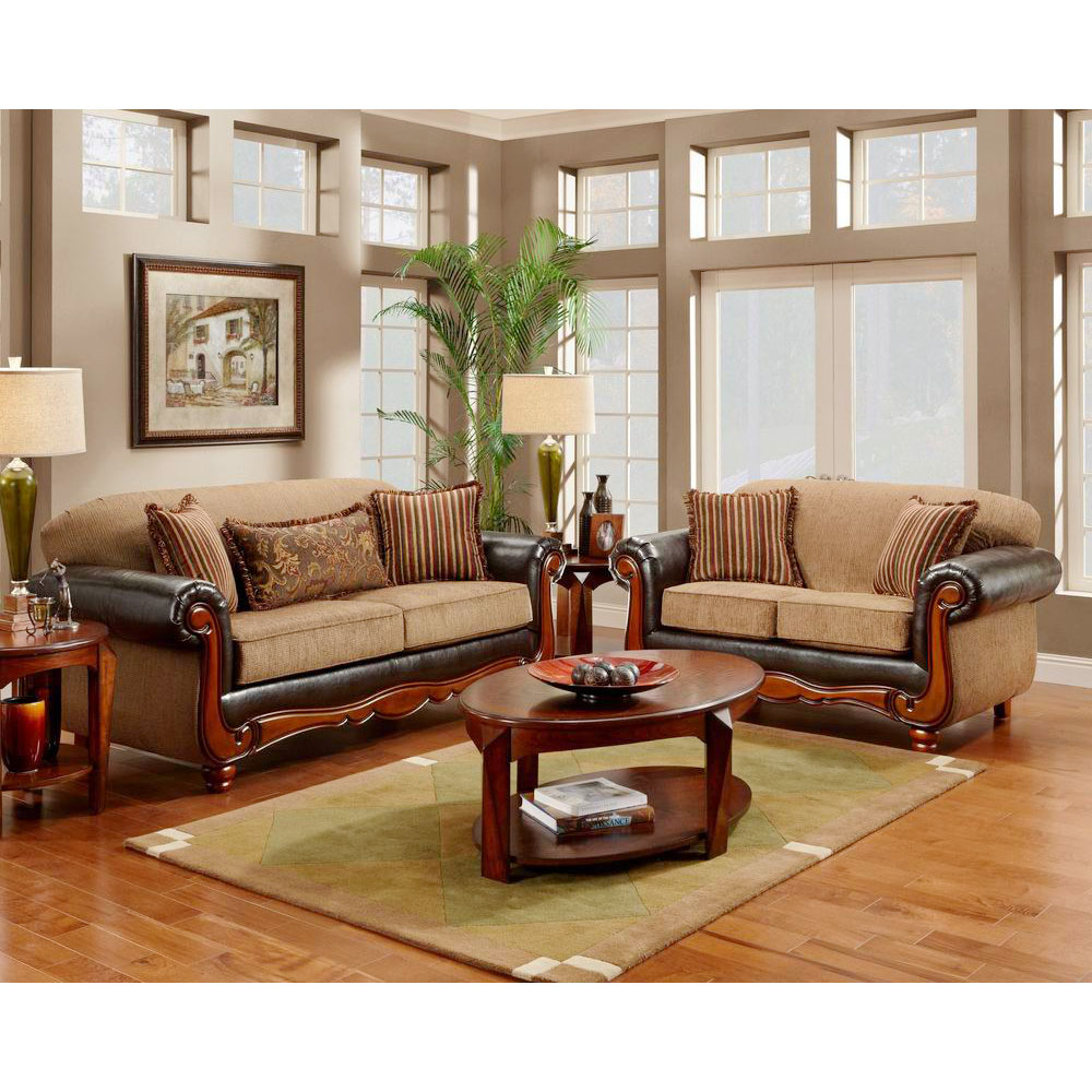 Секционные диваны в стиле ретро, мебель для коммерческих помещений, винтажная кожаная Современная классическая мебель коричневого цвета/под заказ, европейская ткань