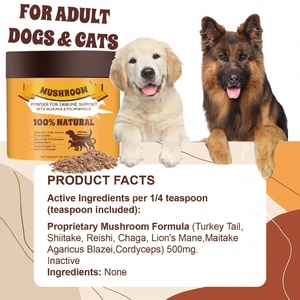 Suplemento para Mascotas, Mezcla de Polvo de Hongos, Probiótico para Perros, Apoyo Inmunológico, Salud de la Piel y el Pelaje, Eficiente y Seguro, 2.5G/Unidad para Perros - Product Image 5