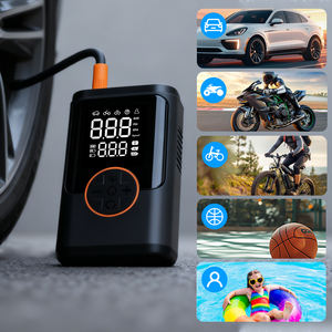 Цифровой портативный автомобильный насос для шин 150 фунтов на кв. дюйм, беспроводной компрессор для накачивания шин, мини-электрический насос для автомобиля, велосипеда, мотоцикла - Product Image 6