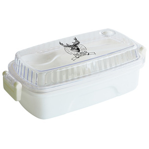 Single Layer Plastic <b>Lunch</b> <b>Box</b> Rectangle With Ventilation Holes For Adults - Product Image 3