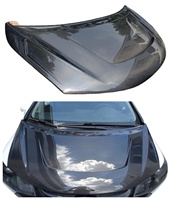 Couvre-moteur de voiture en fibre de carbone de style M, capot de voiture adapté à Honda Jazz FIT 3ème génération GK5 2014-2020, pièces automobiles aérodynamiques