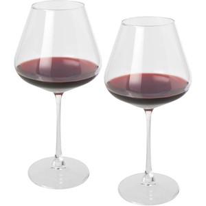 Set di 2 tazze di vino rosso Vintage vetro Logo personalizzabile Design classico e creativo per il servizio di vino - Product Image 1